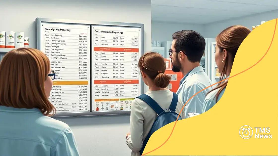 Impact on prescription drug prices