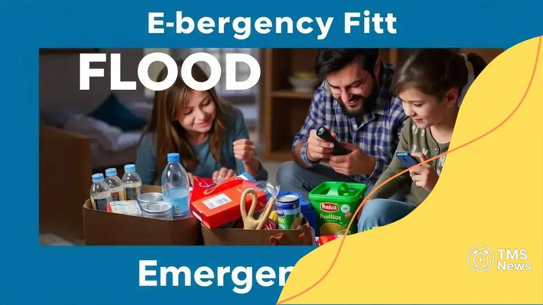 Preparation tips for flood emergencies