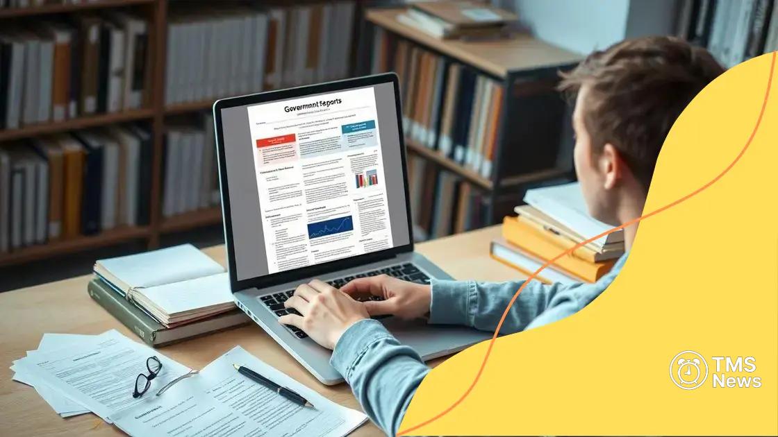 How to utilize Govreporthub for research